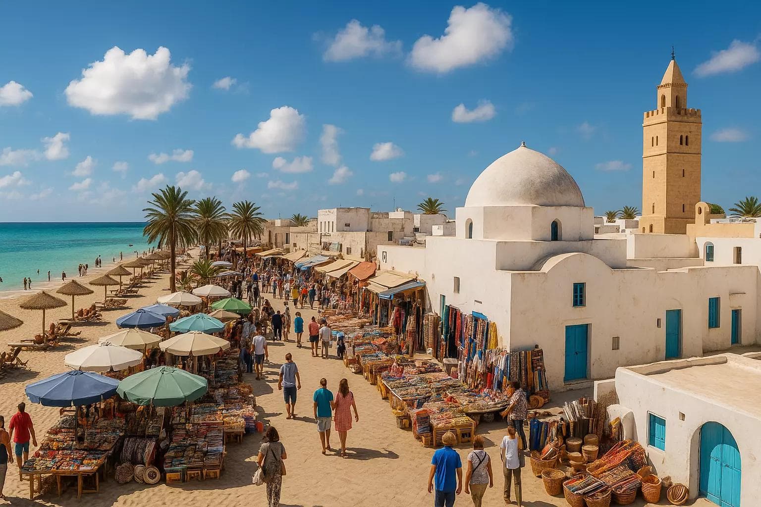 🇹🇳 Djerba Authentique : Un itinéraire immersif entre street art, souks et farniente